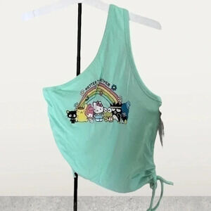 NWT Juniors’ Hello Kitty & Friends Better Together One Shoulder Tank Top XXL